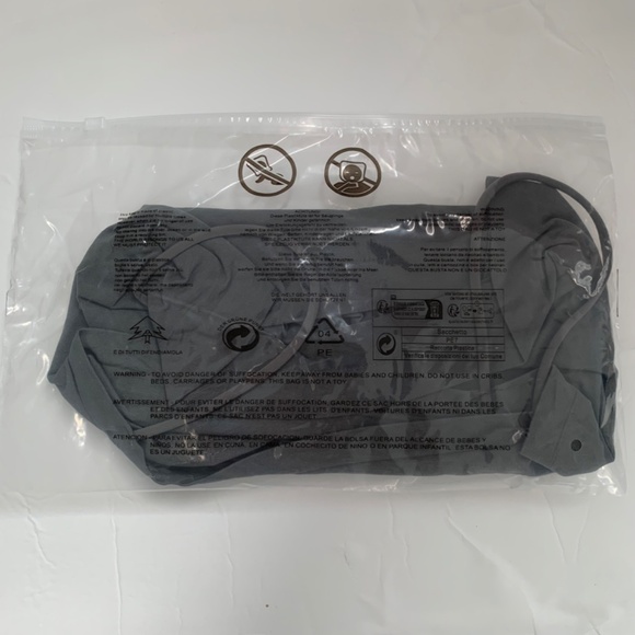 NWT Uniqlo Style Dark Grey Cropped Bra Tube Top - Picture 7 of 12